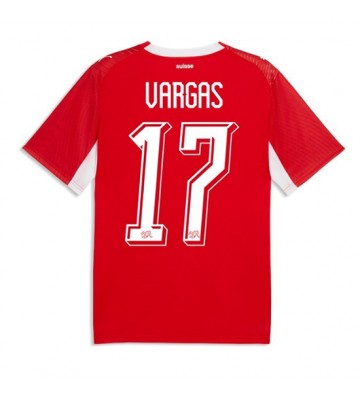 Schweiz Ruben Vargas #17 Hemmatröja VM 2026 Kortärmad